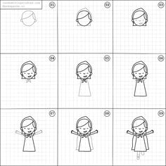 how to draw little red simple doodles toys for girls girl toys
