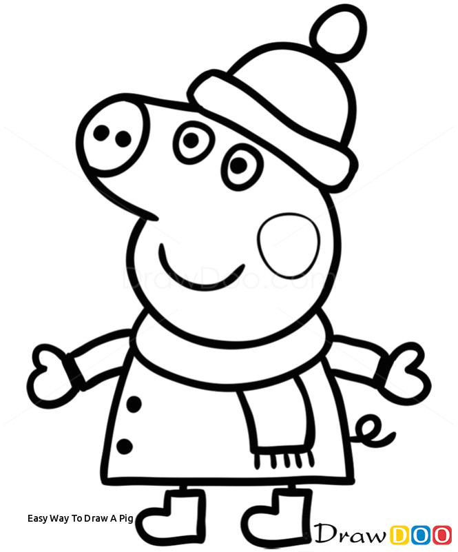 easy way to draw a pig 28 collection of peppa pig drawing of easy way to