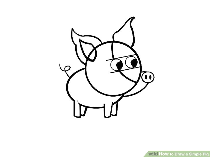 image titled draw a simple pig step 8