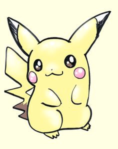 pokemon characters draw pikachu easy another very popular face going up right now is