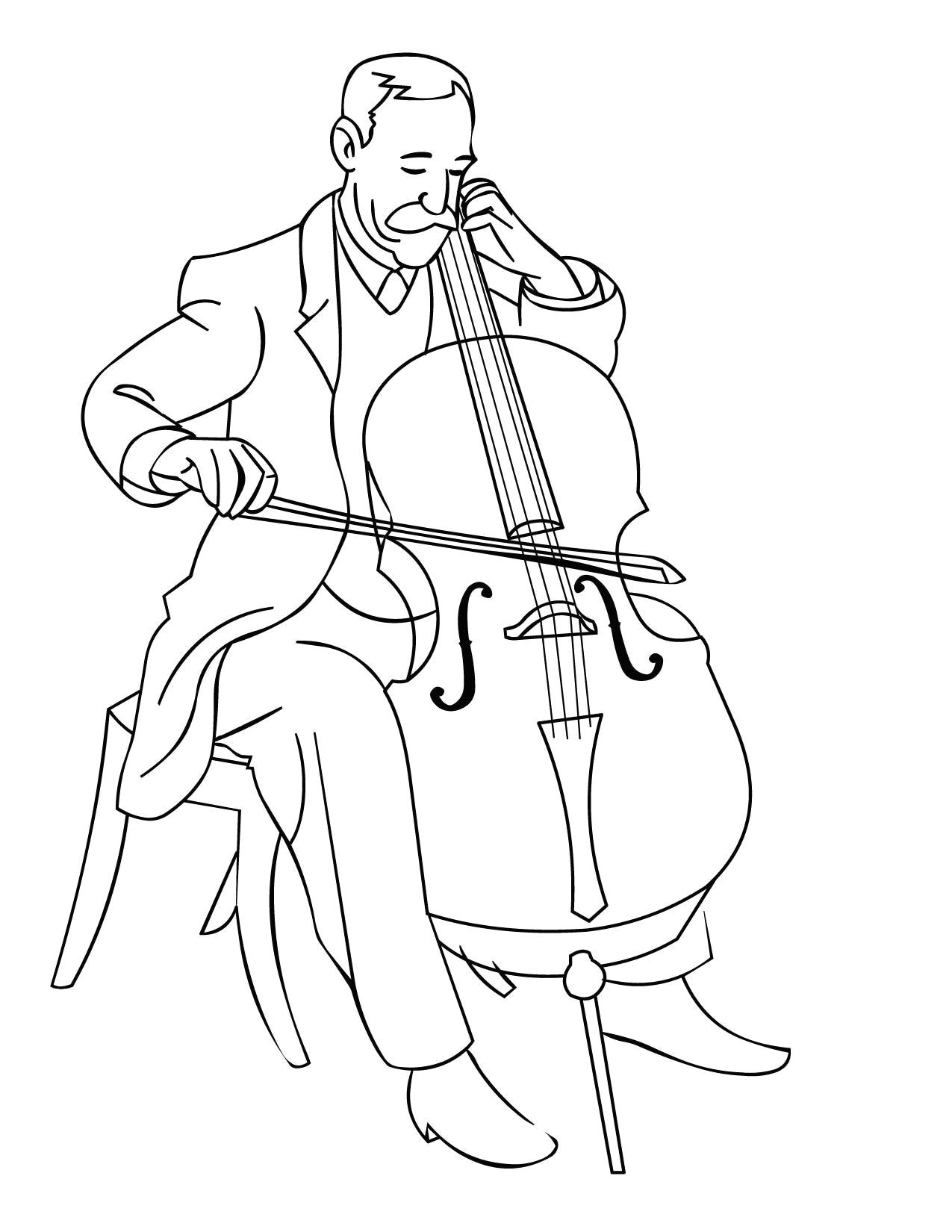 easy to draw instruments music coloring pages of easy to draw instruments home coloring pages best