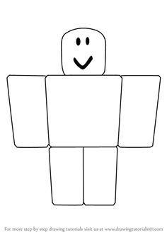 learn how to draw noob from roblox roblox step by step drawing tutorials