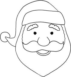 how to paint a easy santa face on decor