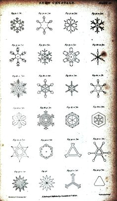 snow crystals snow flakes drawing zentangle patterns zentangles shape chart drawing snowflakes