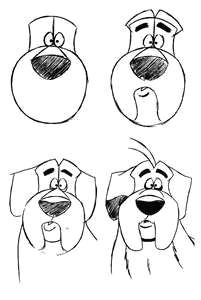 how to draw a dog great for when you are bored easy