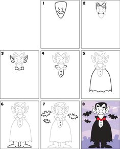 apprendre a dessiner un vampire how to draw a vampire drawing lessons drawing tips