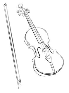 violin and bow coloring page from musical instruments category select from 22454 printable crafts of cartoons nature animals bible and many more