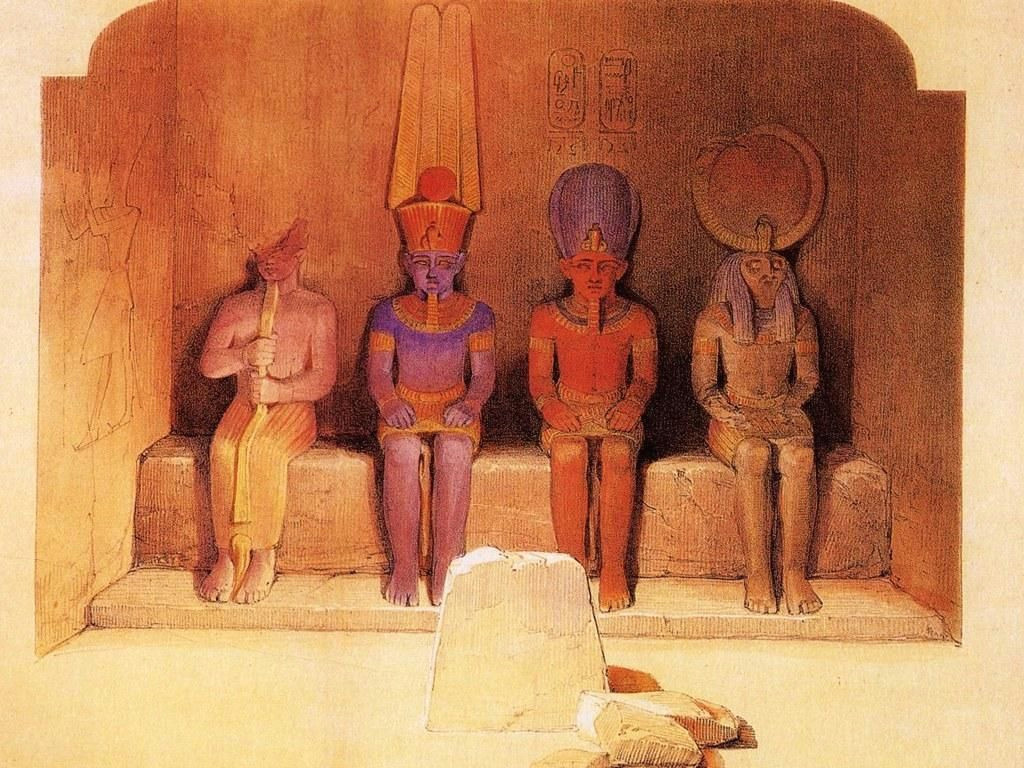 free picture painting david roberts painting of ancient egypt