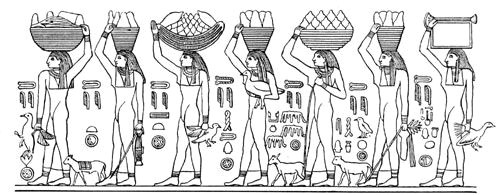 vegetables in ancient egypt