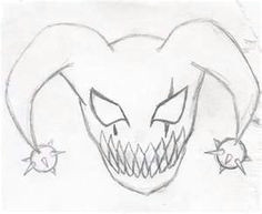 image result for easy evil drawings