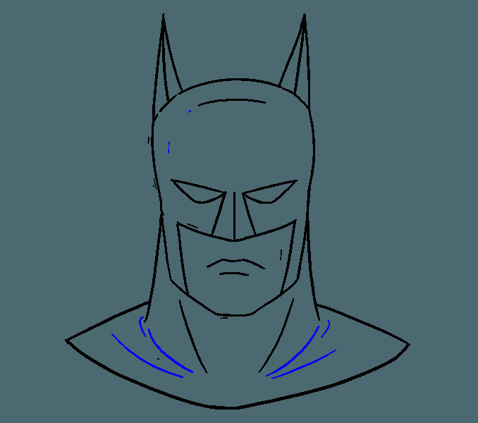 Easy Harley Quinn Drawings Step by Step How to Draw Batman S Head Diy Pinterest Drawings Painting and