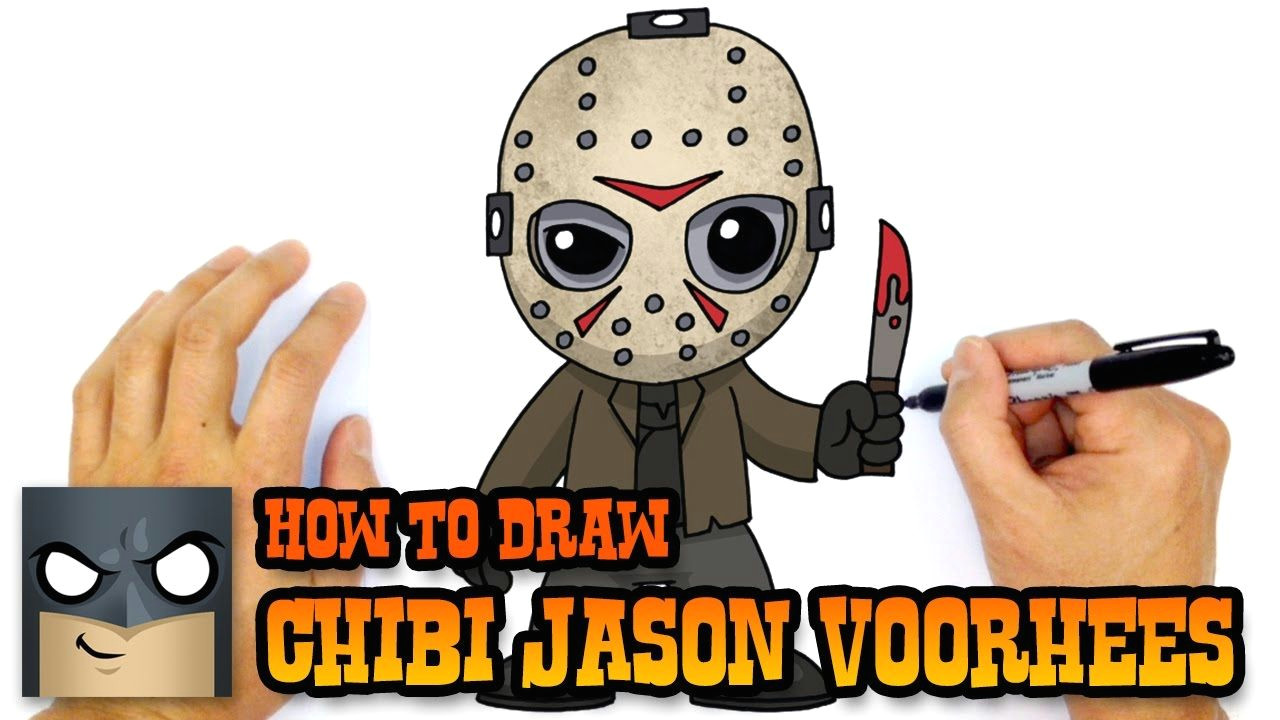 how to draw jason voorhees friday the 13th