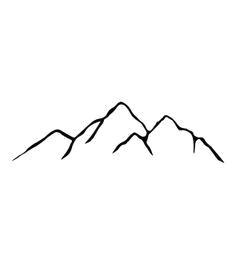 Easy Jordan Drawings Simple Mountain Line Drawing Drawing Pinterest Tattoos