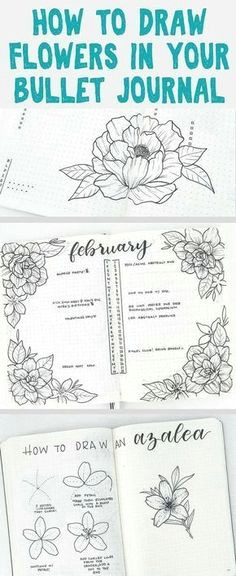 bullet journals beautiful easy to draw flower doodles that beautiful any bullet journal