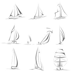 royalty free sailboat clip art vector images illustrations