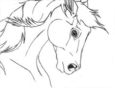 quarter horse drawing by xbloodredvalentinex