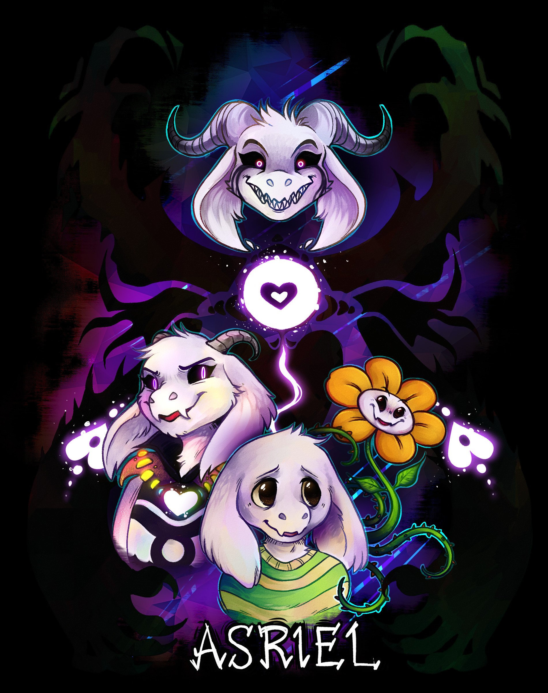 undertale asriel dreemurr by leokatana on deviantart