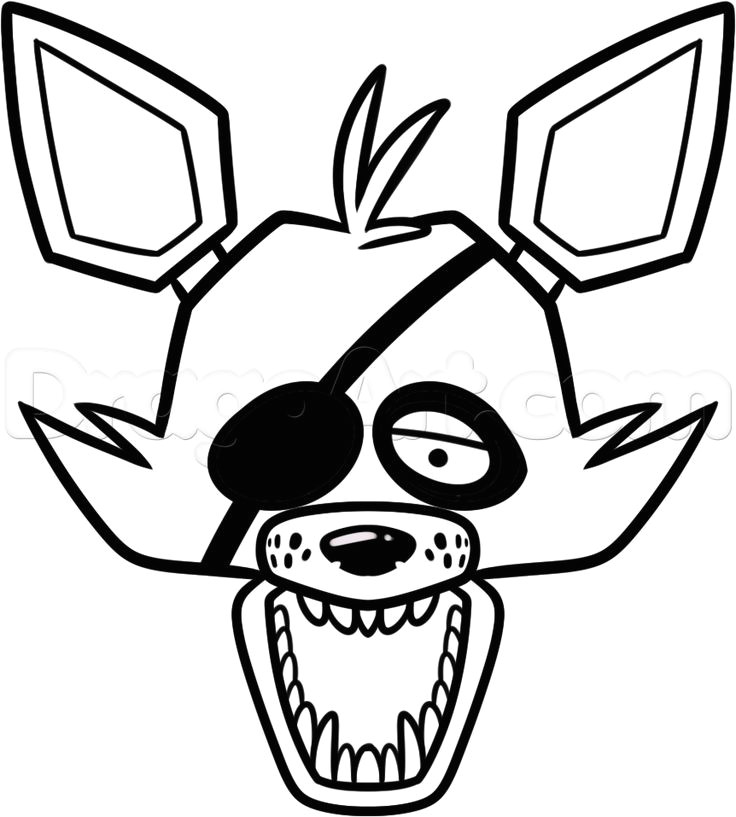 how to draw foxy the fox easy step 8 fnaf costume fnaf five night five nights at freddy s