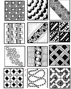 zentangle pattern sheets