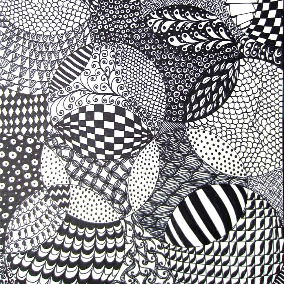 zentangle drawing is so freaking fun and easy this is a very easy idea to get you started on zentangle basics