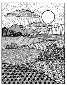 patterns landscapedrawing