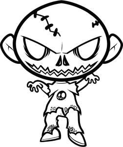 how to draw a halloween zombie halloween zombie step by step zombies monsters free online drawing tutorial added by dawn october 17 2011 3 50 08 am