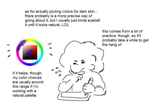 i get asked a lot for tips with coloring black people so i put together a little tutorial and bumps my kofi if you found this helpful