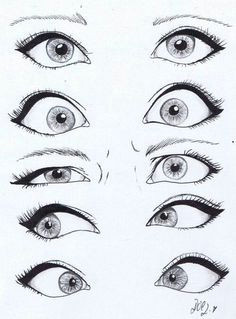 how to draw eyes i think this really helps a lot with eye expressions