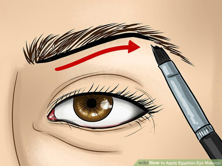 image titled apply egyptian eye makeup step 1