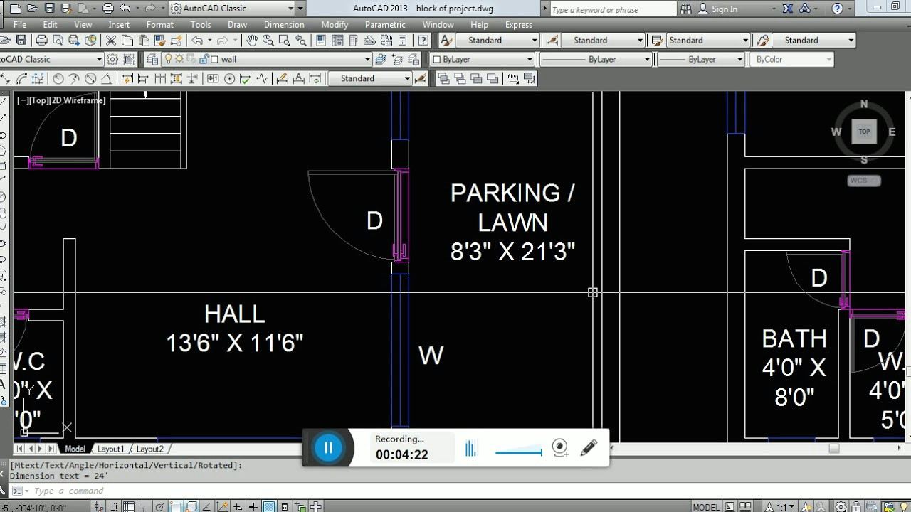 how to design bungalow floor plan in 33 x 22 plot size