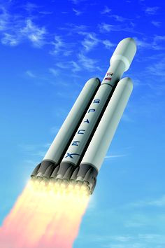 the private spaceflight company spacex has signed its first launch customer for its new mega rocket the falcon heavy even as the firm s first commercial