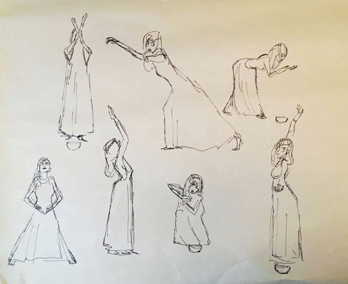 some more 30 seconds poses from life drawing sessions at work