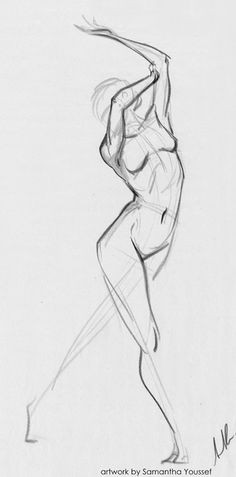 a quick 30 second gesture derwent drawing pencils on newsprint drawing body poses