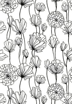 coloring for adults kleuren voor volwassenen flower pattern drawing flower pattern design floral