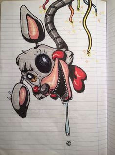 fnaf mangle one of my best drawings