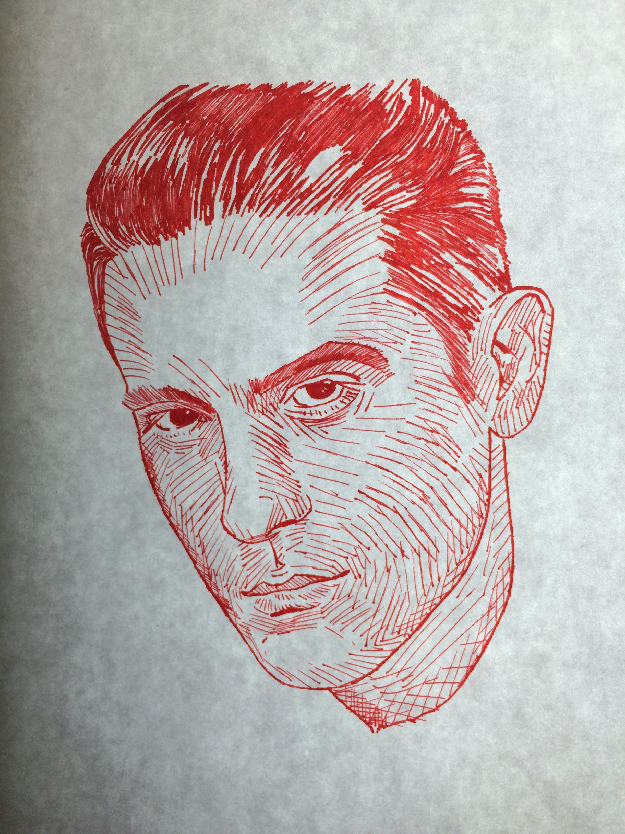 G Eazy Drawings G Eazy Red Pen Drawing Avb Artistry Drawings Art English Projects