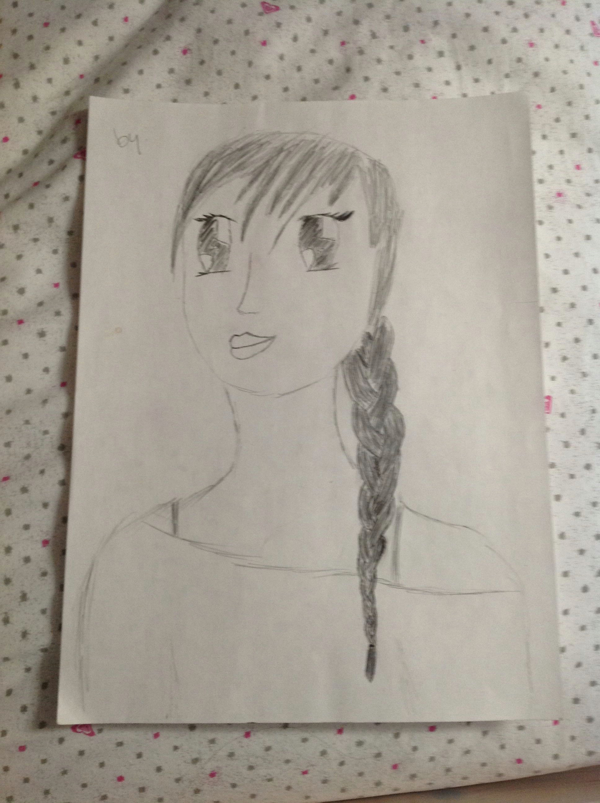 another girl i drew from my imagination imagination drawings art drawings fantasia