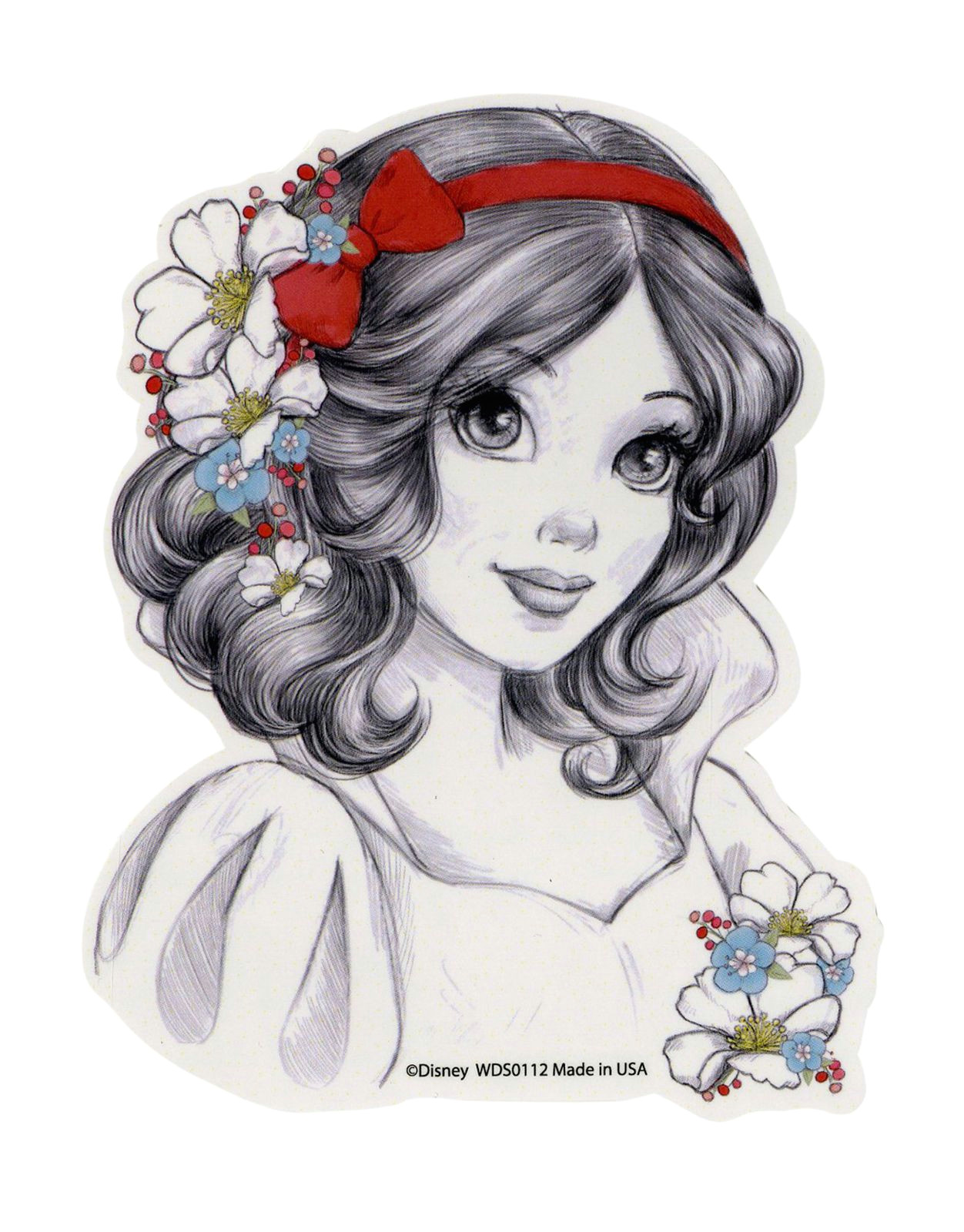 snow white sticker from hot topic disney princess sketches disney princess hair disney princesses