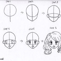 how to draw anime girl hair step by step for beginners hd