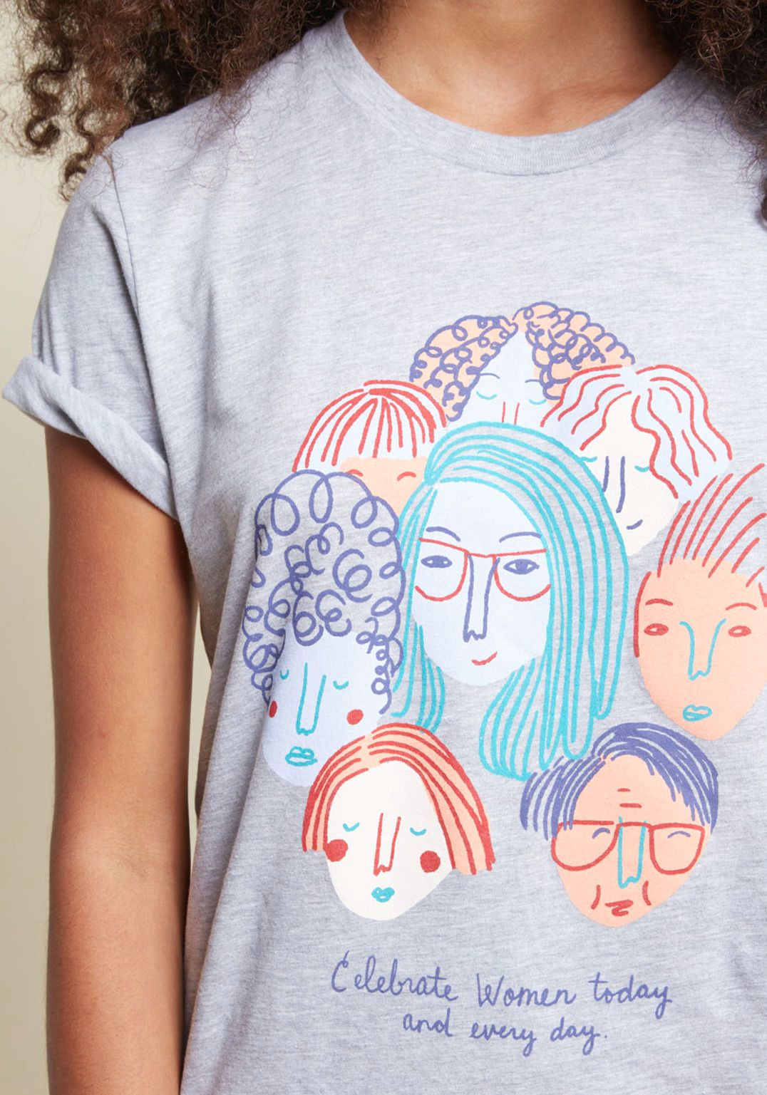 celebrate women graphic tee