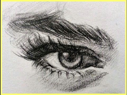 how to draw an eye 3 simple steps