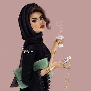 abaya fashion sarra art cute drawings art girl style fashion fashion art