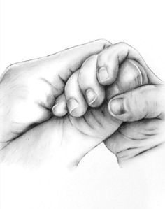 aangepaste houtskool tekening van uw foto van de baby handen sketches of hands drawings of