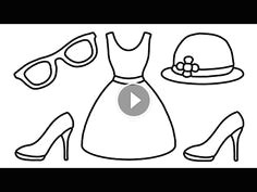 diy how to draw coloring girls clothes education for