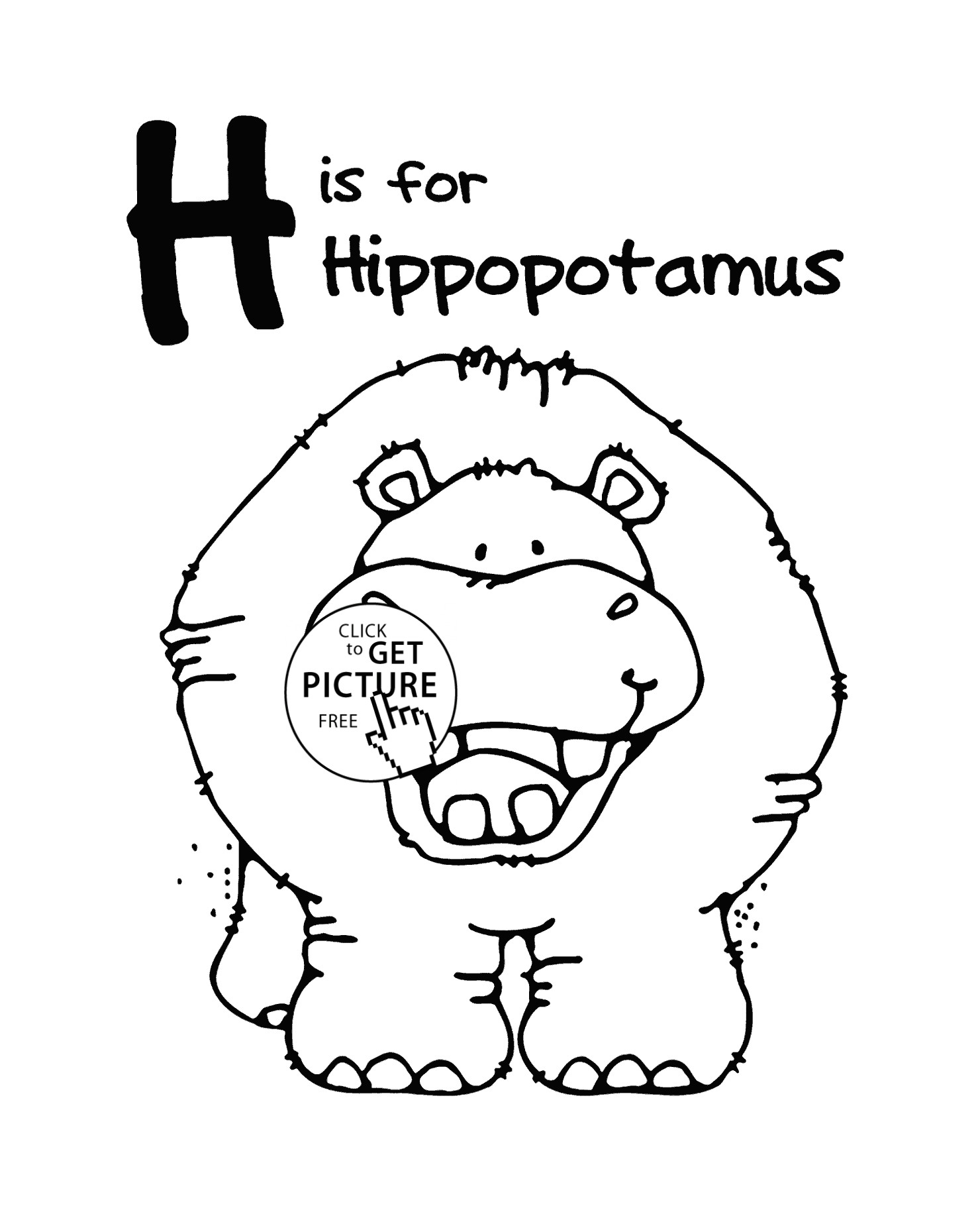 letter h alphabet coloring pages for kids letter h words printables free wuppsy com