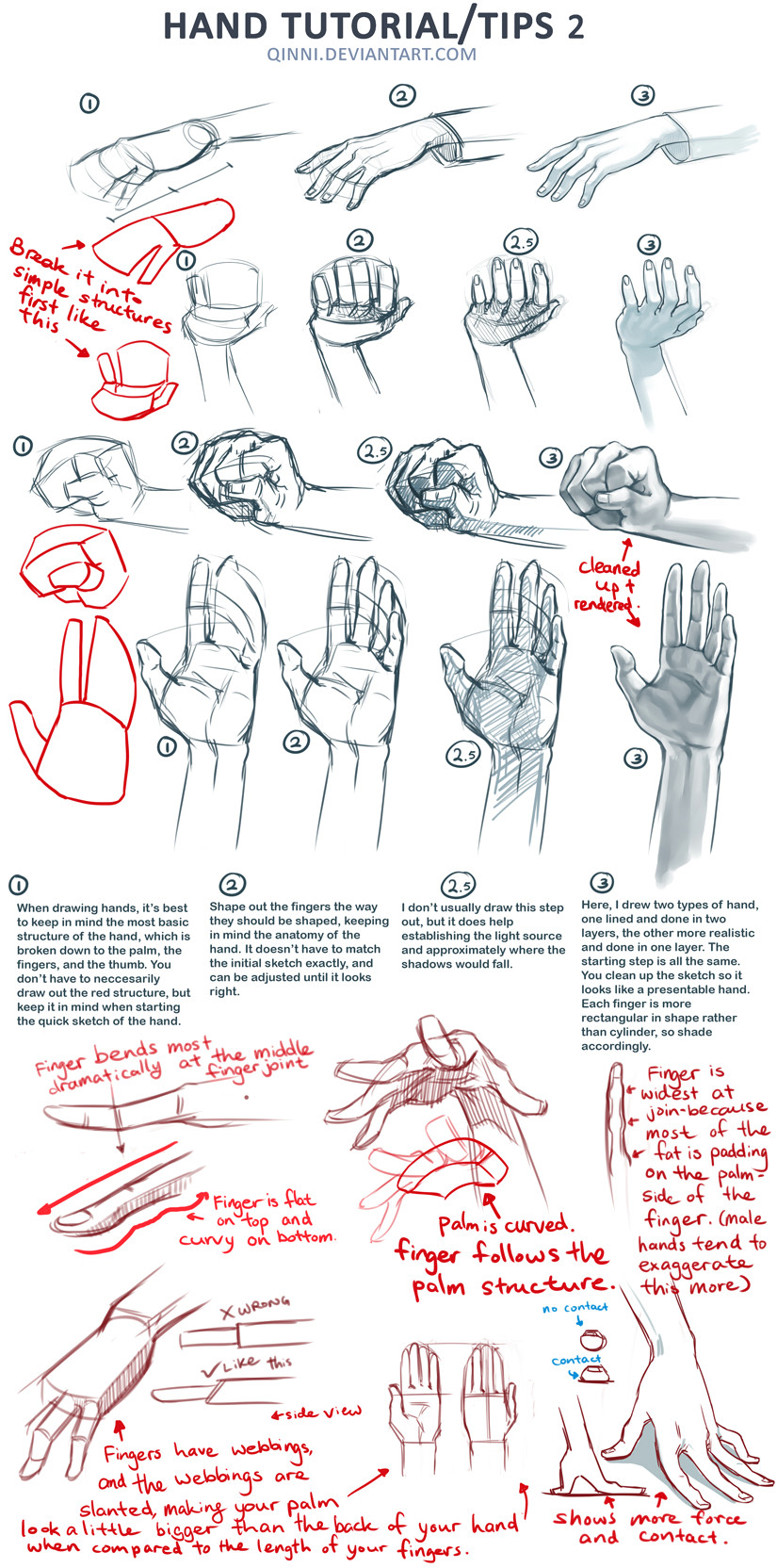 hands tutorial by odduckoasis