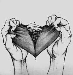 love drawing illustration art black and white sad cool creepy heart depressing broken heart tattoo flash art a my love life