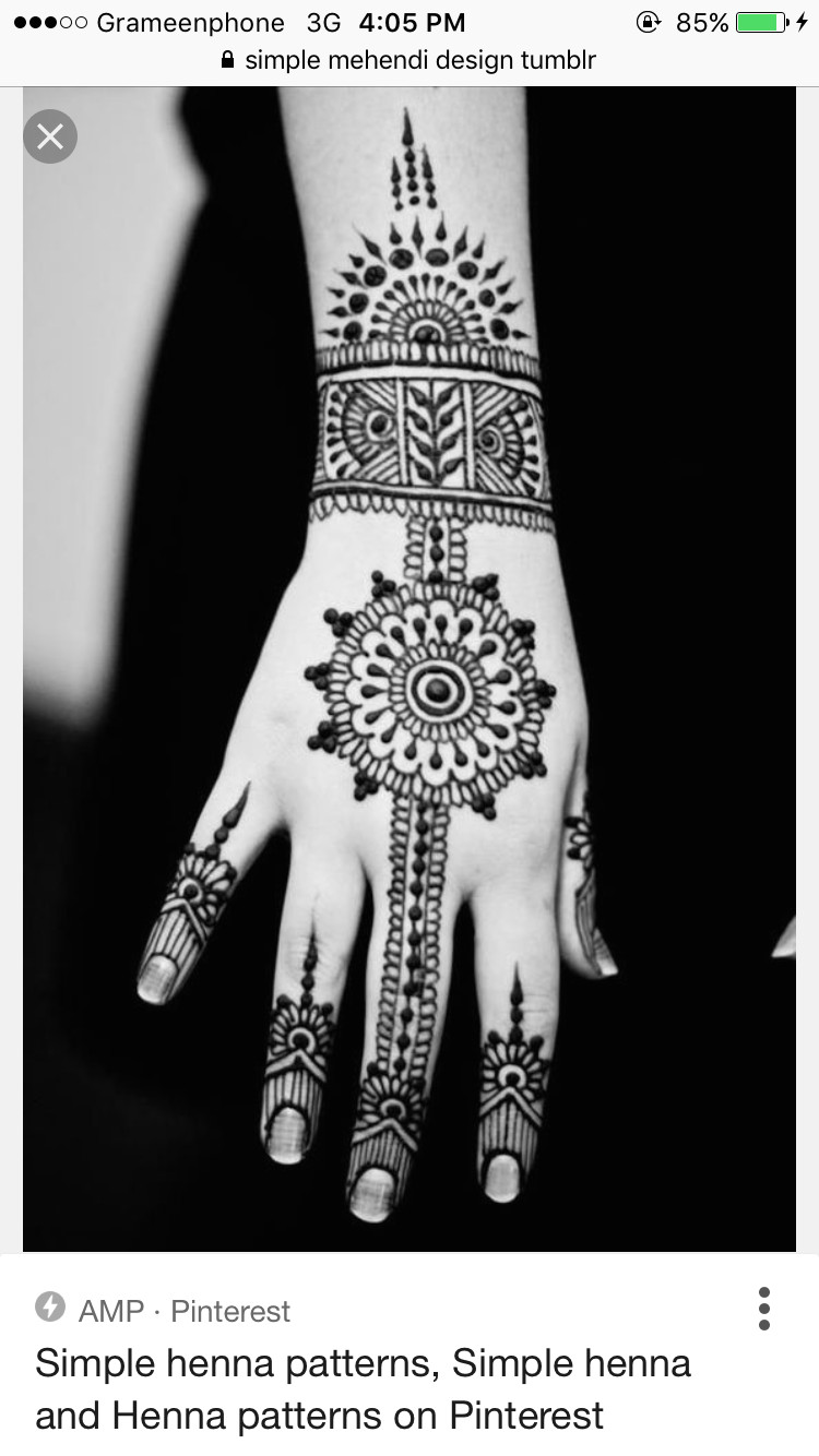 i tried this simple mehndi design today this is basically an arabic mehndi design which can be used as bridal mehndi design as well