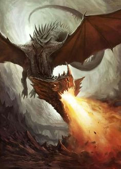 defining characteristics any dragon that breathes fire this is a cavern dragon