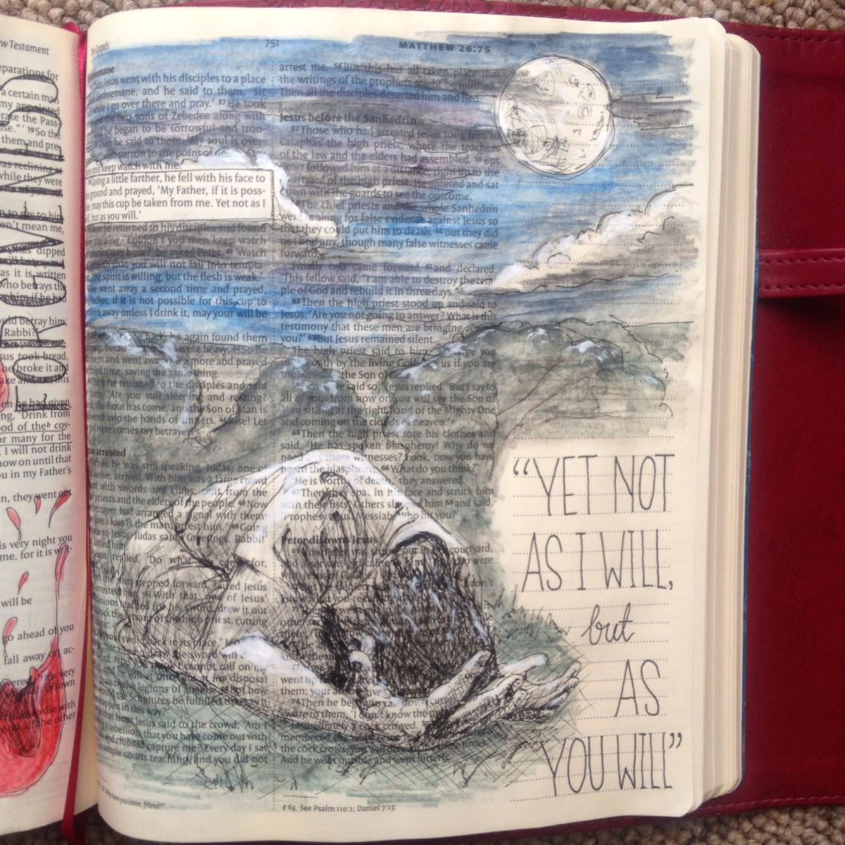 I M Drawing Closer to You A Tale Of Two Gardens Bible Journaling Bible Art Bible Bible